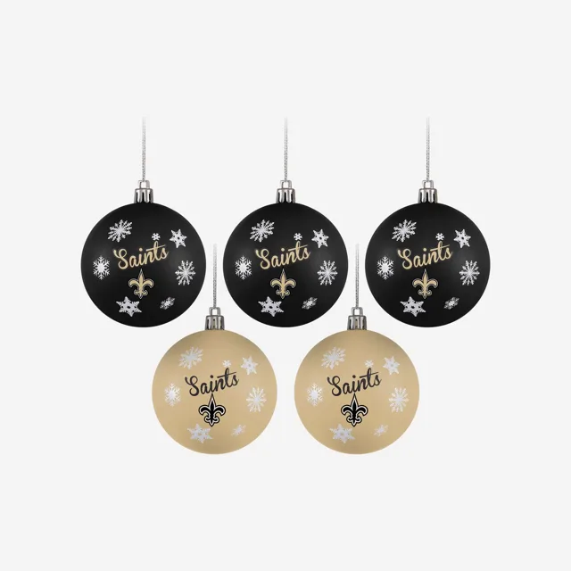 New Orleans Saints Lot de 5 boules incassables