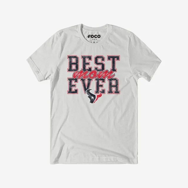 Houston Texans T-shirt empilé la meilleure maman de tous les temps