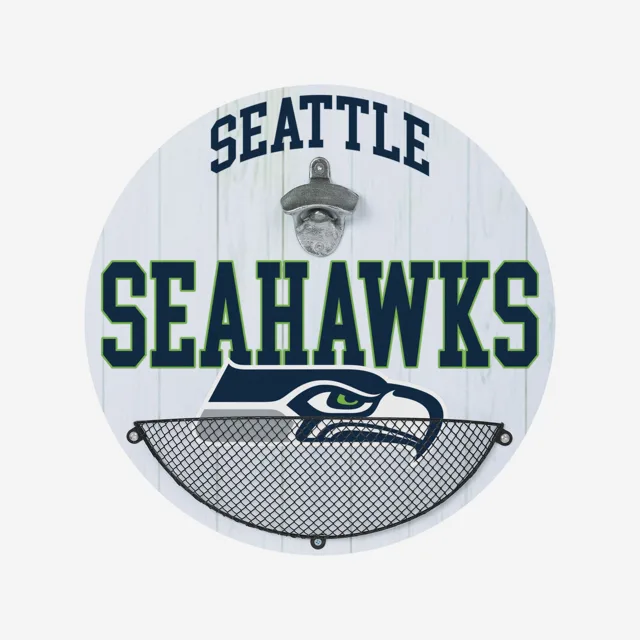Seattle Seahawks Ouvre-bouteille Cap Catcher Panneau mural
