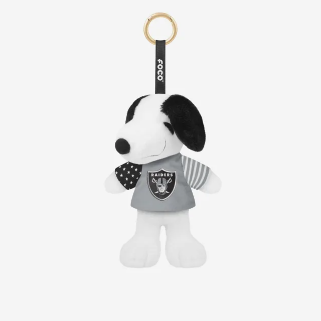 Las Vegas Raiders Americana Peluche Snoopy Peanuts Porte-clés à breloques pour sac