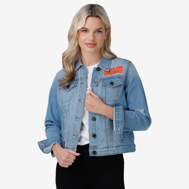 Cleveland Browns Veste en jean pour femme