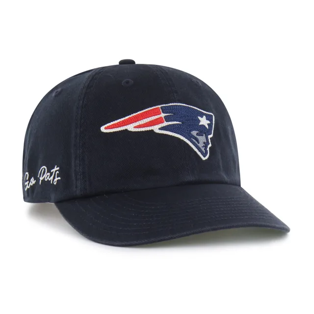 New England Patriots POINT CÔTÉ CHAÎNE '47 NETTOYAGE VISIÈRE RONDE