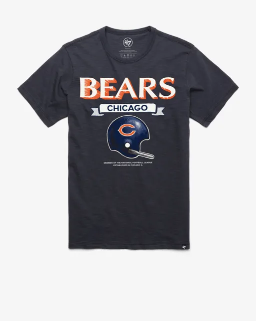 Chicago Bears T-shirt SCRUM HISTORIQUE LONGUE DURÉE '47
