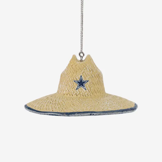 Ornement de chapeau de paille Dallas Cowboys
