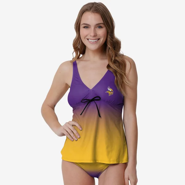 Minnesota Vikings Tankini dégradé Gametime pour femme