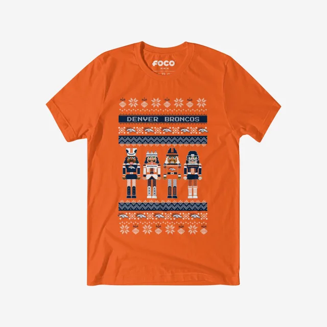 Denver Broncos T-shirt pull casse-noisette des fêtes