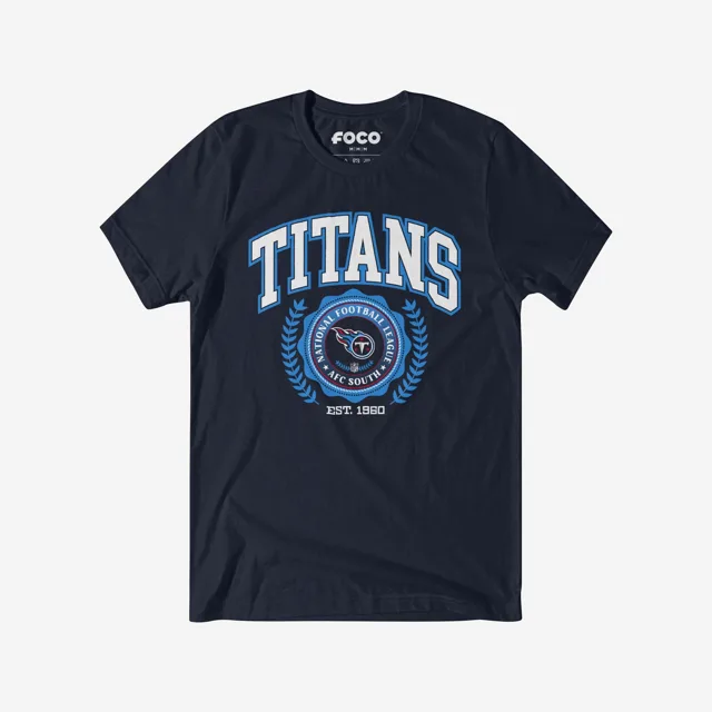 T-shirt à écusson de l'équipe Tennessee Titans
