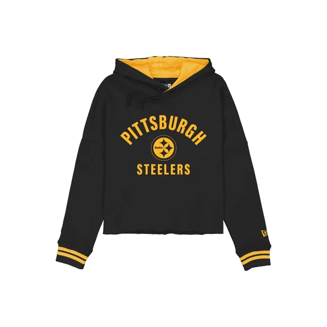 Pittsburgh Steelers Sweat à capuche court collégial pour femmes