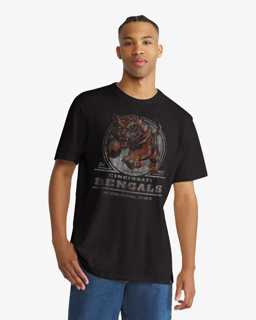 Cincinnati Bengals EMBLÈME HISTORIQUE MARQUE '47 SCRUM TEE