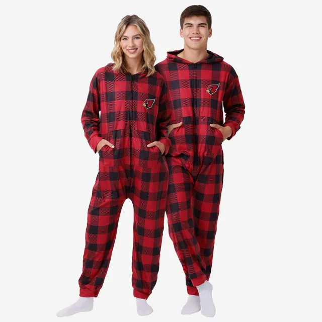 Pyjama une pièce à carreaux Arizona Cardinals