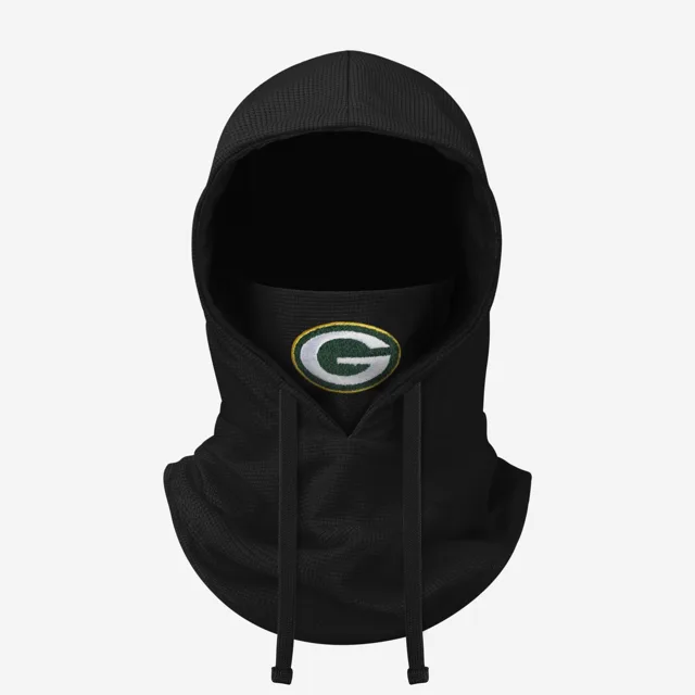 Green Bay Packers Guêtre à capuche avec cordon de serrage gaufré