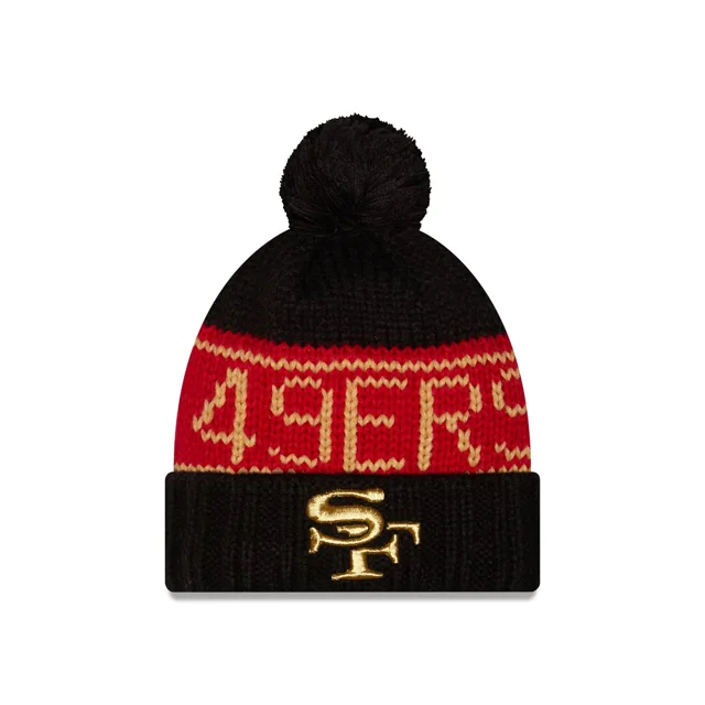 San Francisco 49ers 2026 Rivalries Bonnet en tricot à pompon pour femme