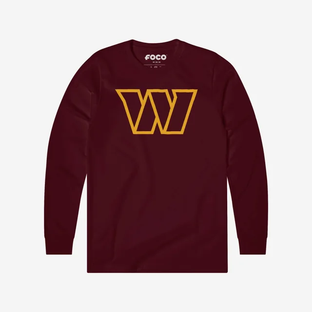 Washington Commanders T-shirt à manches longues avec logo principal