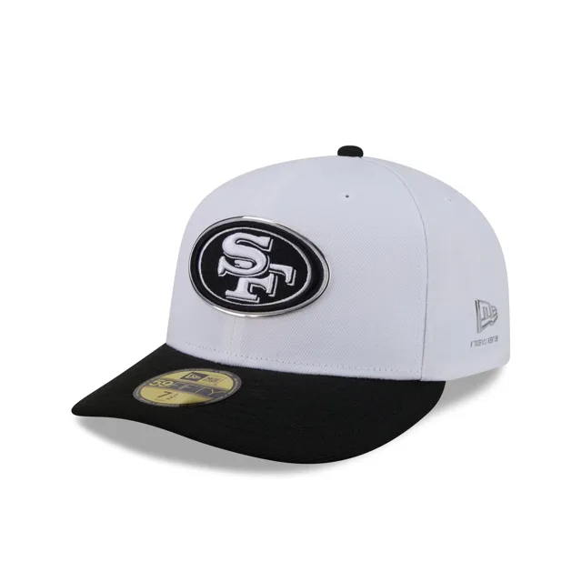 San Francisco 49ers 2026 Draft Casquette ajustée 59FIFTY noire et blanche