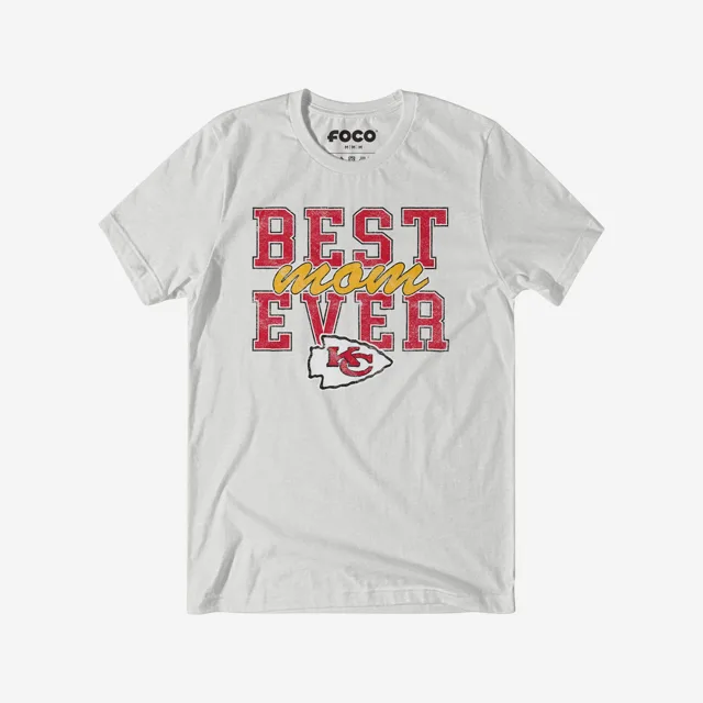 Kansas City Chiefs T-shirt empilé la meilleure maman de tous les temps