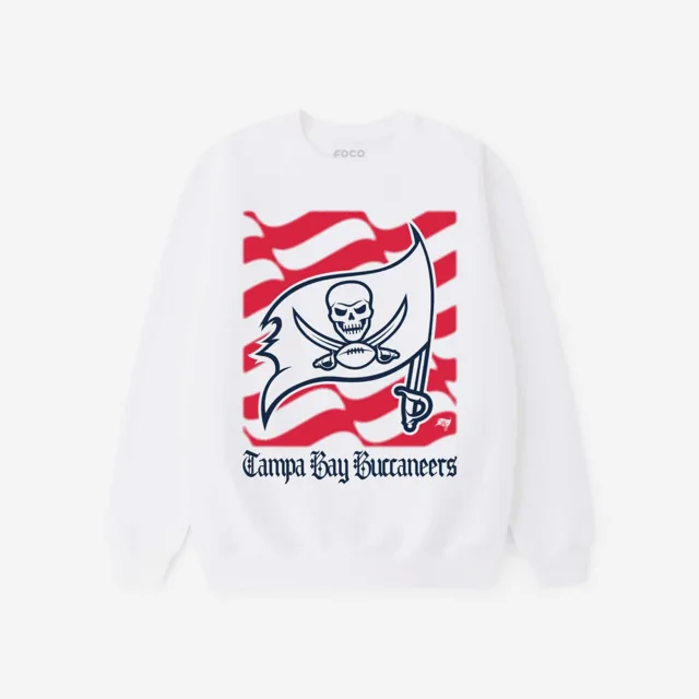 Tampa Bay Buccaneers Sweat-shirt à col rond avec logo American Heritage