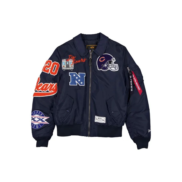 Veste de vol Alpha Industries x Chicago Bears MA-1