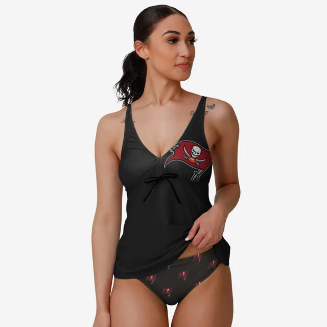 Tampa Bay Buccaneers Tankini uni d'été pour femmes