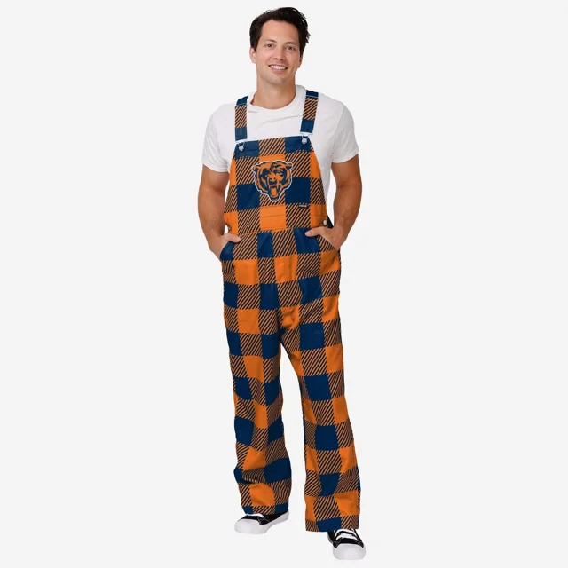 Chicago Bears Salopette à carreaux pour hommes