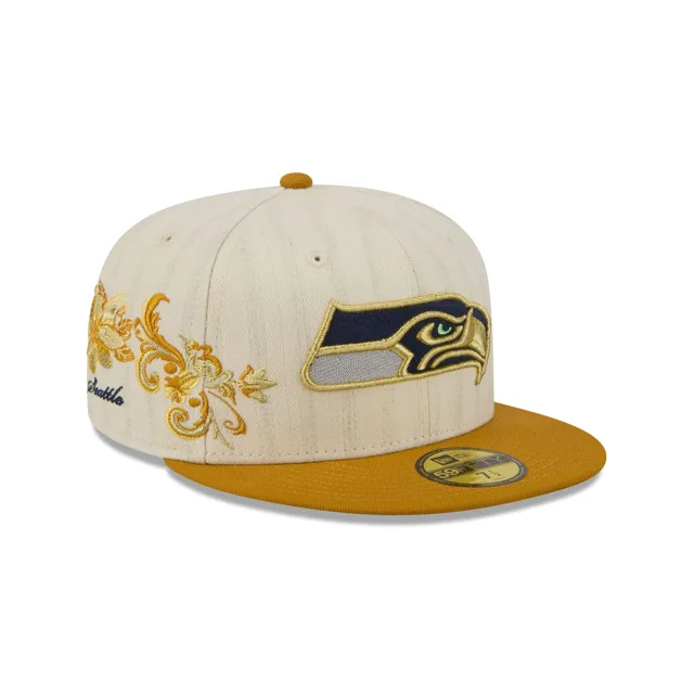 Seattle Seahawks Casquette ajustée à chevrons chromée 59FIFTY