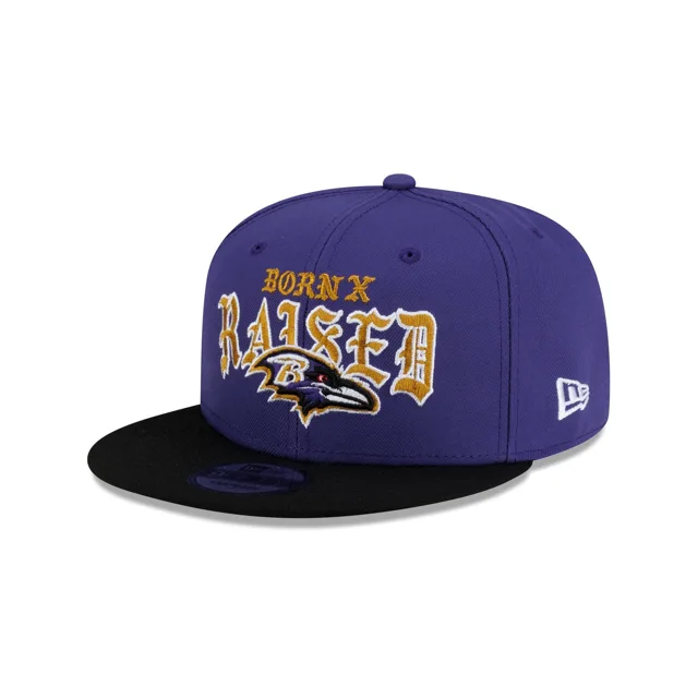 Born x Raised x Baltimore Ravens Casquette Snapback bicolore 9FIFTY