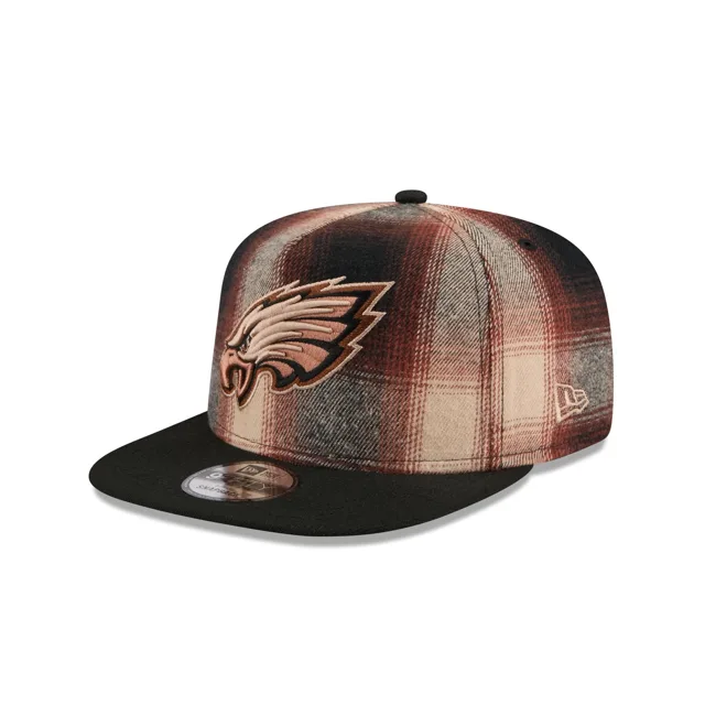 Philadelphia Eagles Chapeau réglable à carreaux grunge 9FIFTY A-Frame