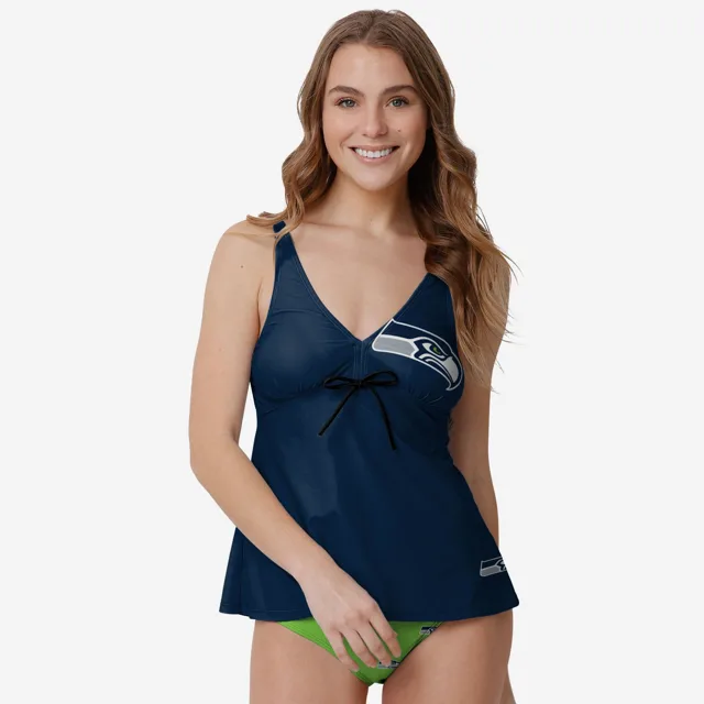 Seattle Seahawks Tankini uni d'été pour femmes