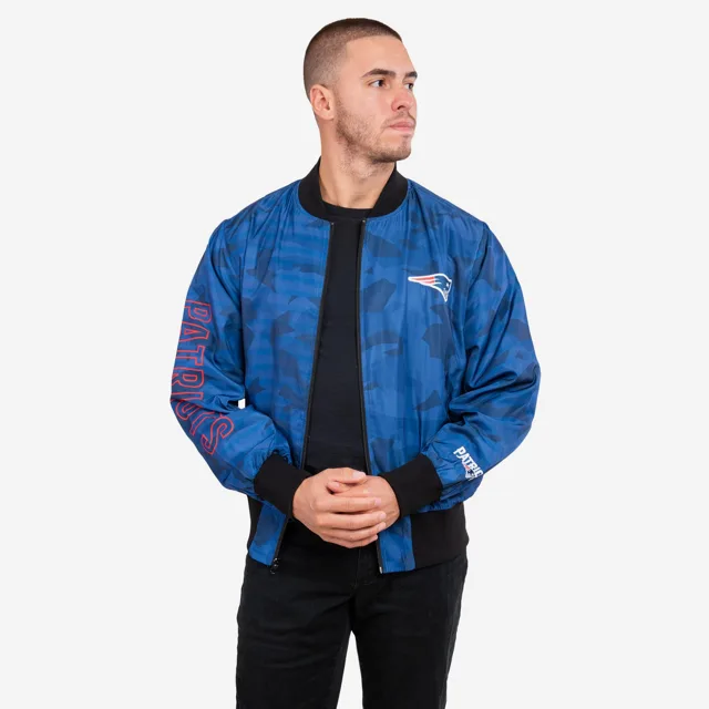 Blouson aviateur camouflage New England Patriots