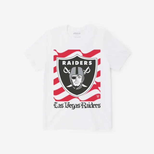 Las Vegas Raiders T-shirt avec le mot-symbole du patrimoine américain