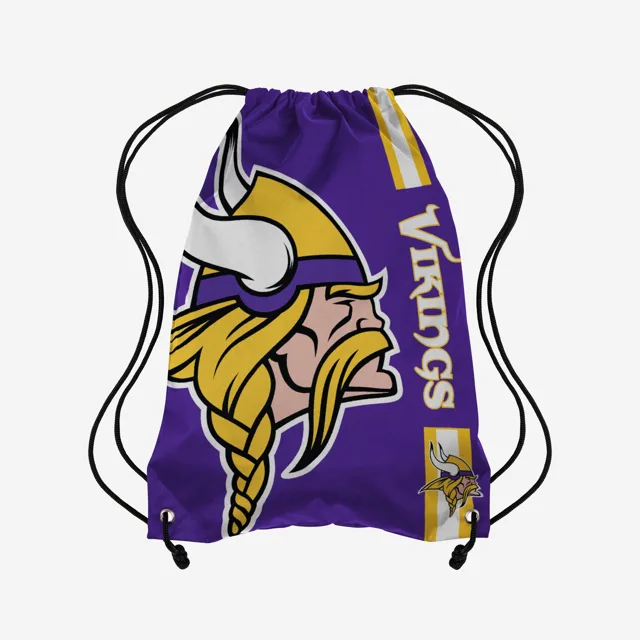 Minnesota Vikings Sac à dos à cordon avec grand logo