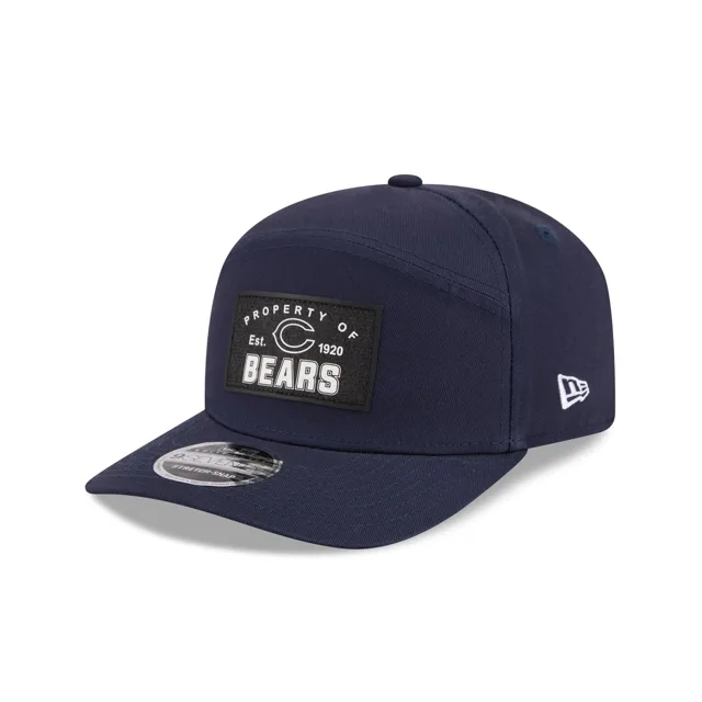 Chicago Bears Propriété du panneau divisé en patch 9SEVENTY Stretch-Snap Hat