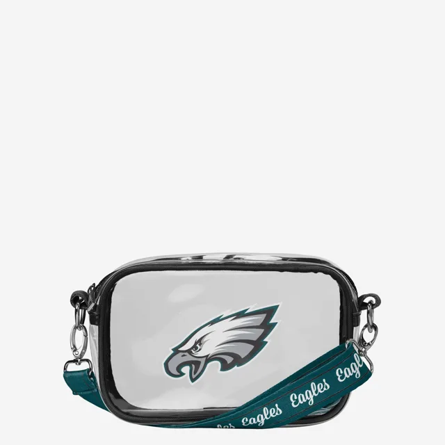 Sac à bandoulière transparent Philadelphia Eagles Team Stripe