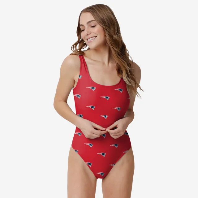 New England Patriots Maillot de bain une pièce à imprimé mini pour femme