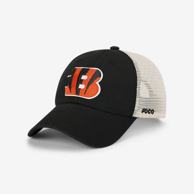 Cincinnati Bengals Casquette de camionneur décontractée avec logo principal