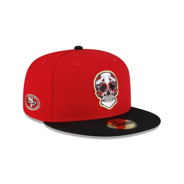 San Francisco 49ers Sugar Skull 59FIFTY Chapeau ajusté