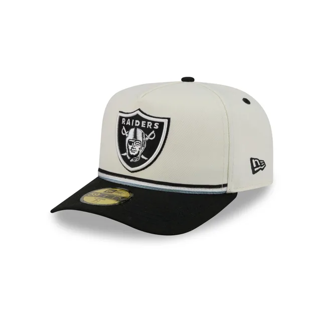 Las Vegas Raiders Chapeau ajusté à rayures vintage 59FIFTY A-Frame