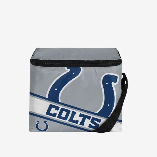 Indianapolis Colts Lot de 6 glacières avec grand logo et rayures