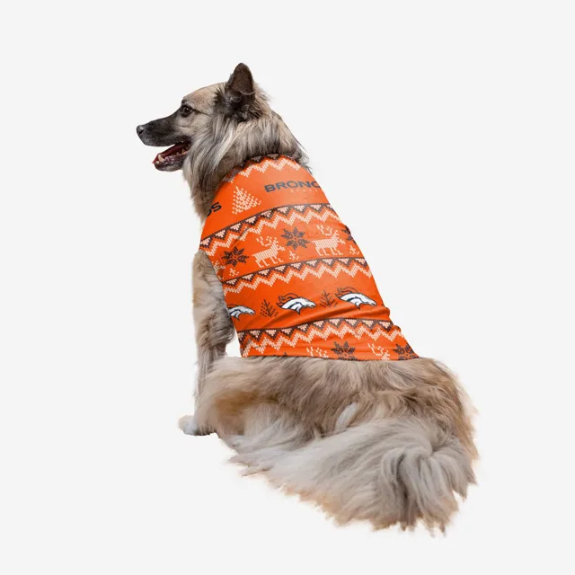 Denver Broncos Pull moche pour vacances en famille pour chiens