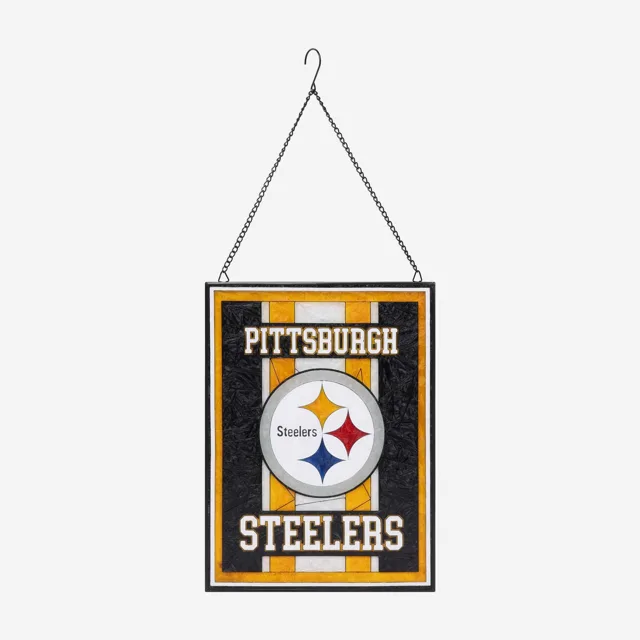 Panneau en vitrail Pittsburgh Steelers Team Stripe