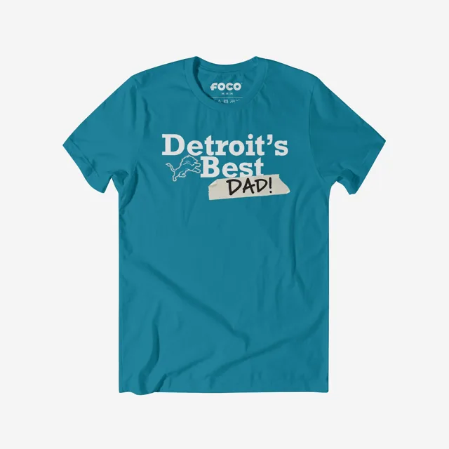 Detroit Lions T-shirt le meilleur papa du monde