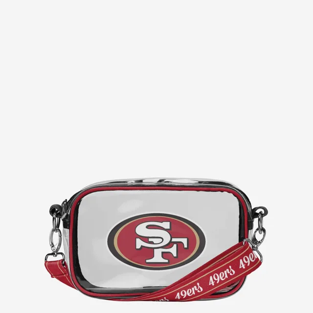 Sac à bandoulière transparent San Francisco 49ers Team Stripe