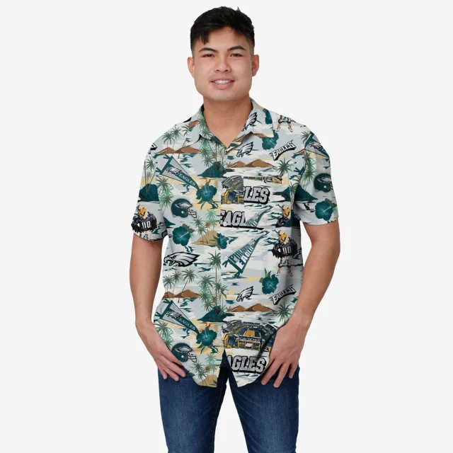 Philadelphia Eagles Chemise boutonnée à imprimé stade thématique