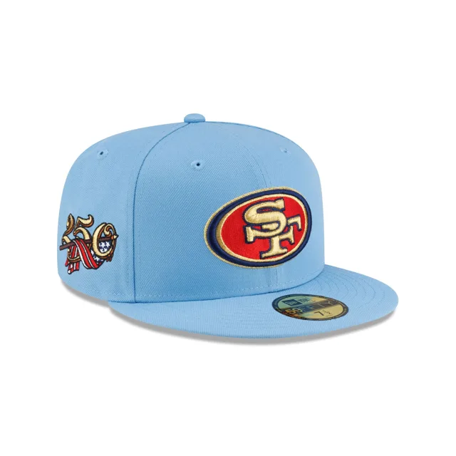 San Francisco 49ers Casquette ajustée 59FIFTY rouge, blanc et bleu