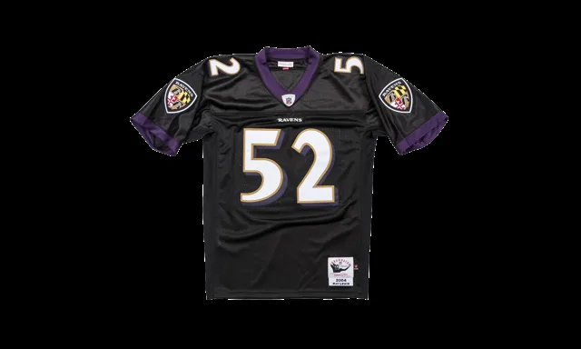 Maillot alternatif authentique NFL Ray Lewis "2004 Baltimore Ravens - Noir" AJY6CP18017 BRABLCK04RLE