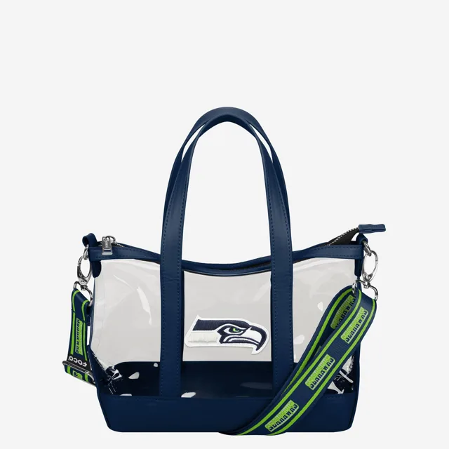 Seattle Seahawks Mini sac fourre-tout transparent à bandoulière