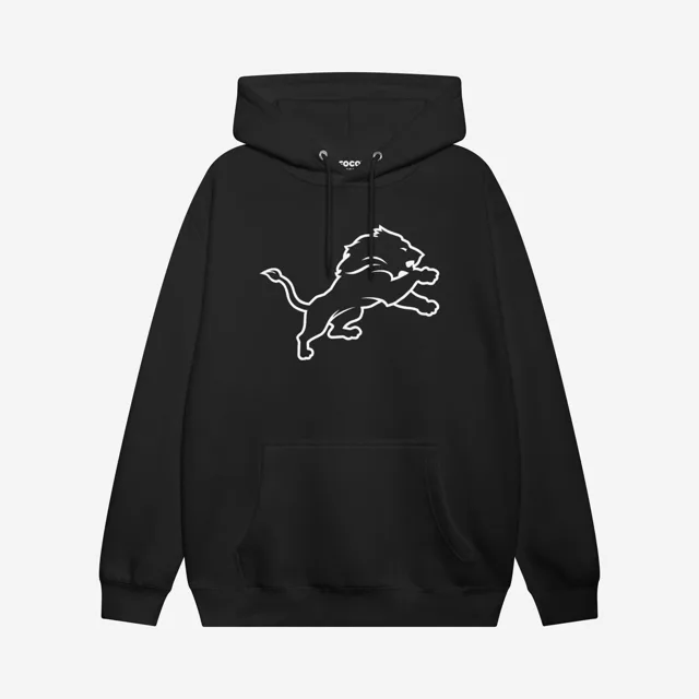 Detroit Lions Sweat à capuche blanc avec logo