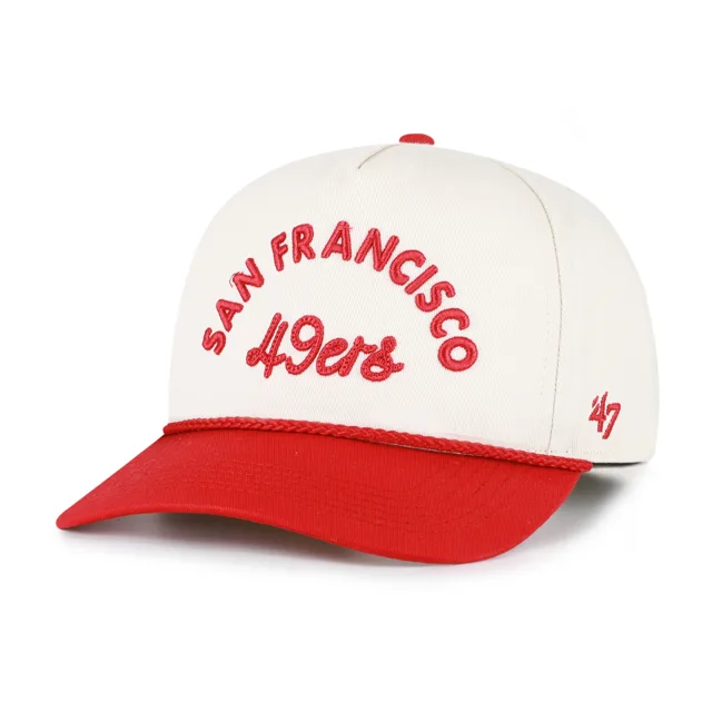 San Francisco 49ers ROPE SCRIPT '47 HITCH RF POUR FEMMES COUPE RELAXÉE