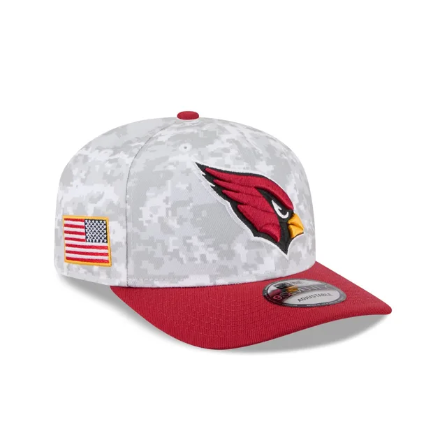 Arizona Cardinals 2025 Salut au service Fan Gear 9SEVENTY Chapeau extensible à bouton-pression