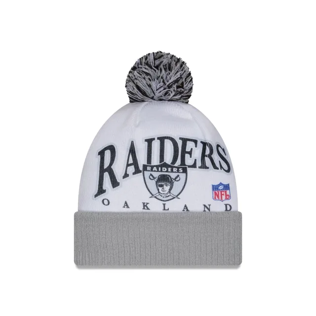 Bonnet tricoté à pompons Las Vegas Raiders Spirit
