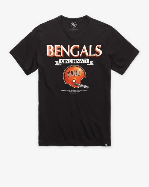 Cincinnati Bengals T-shirt SCRUM HISTORIQUE LONGUE DURÉE '47